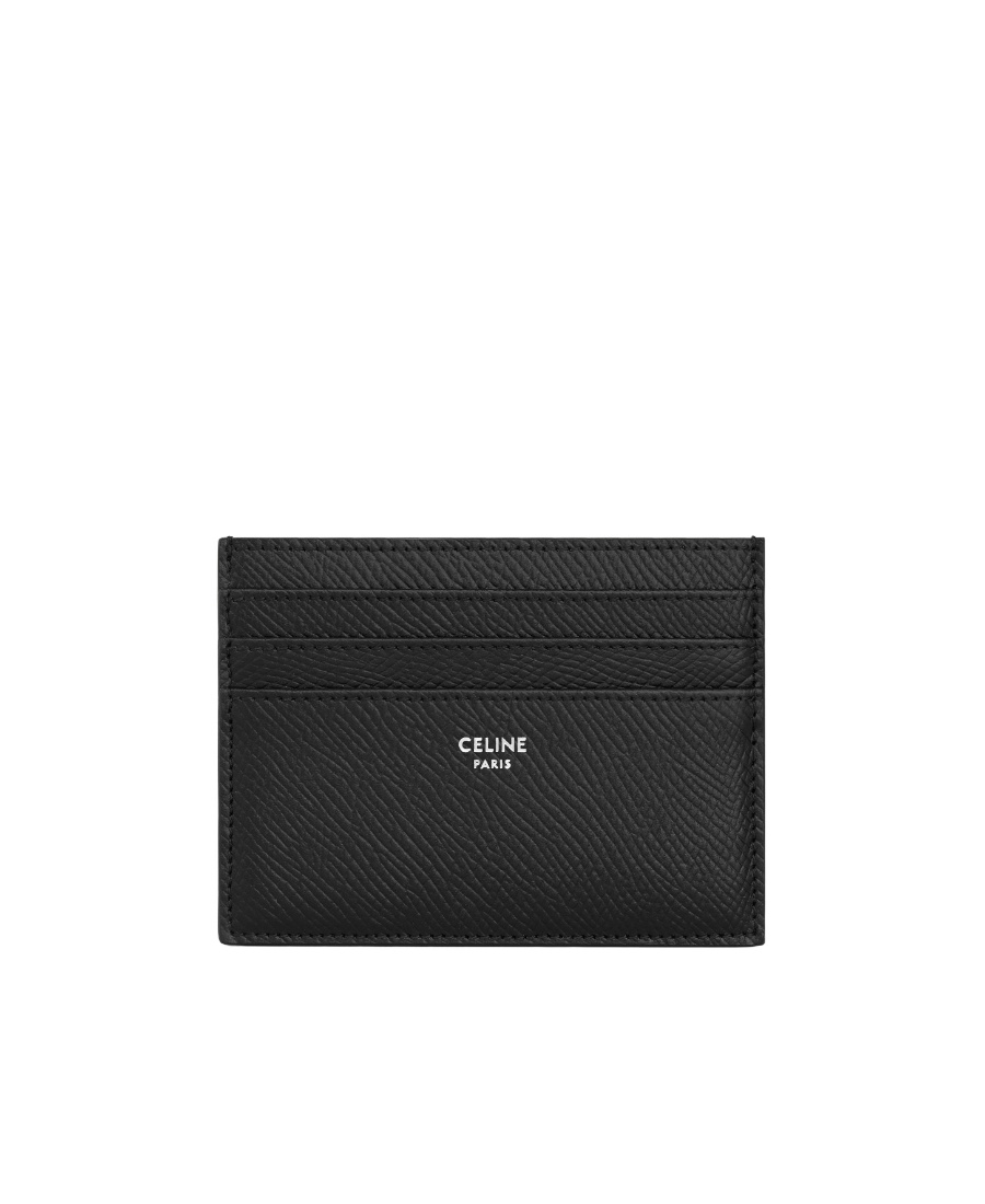 LARGE CARD HOLDER in Grained Calfskin