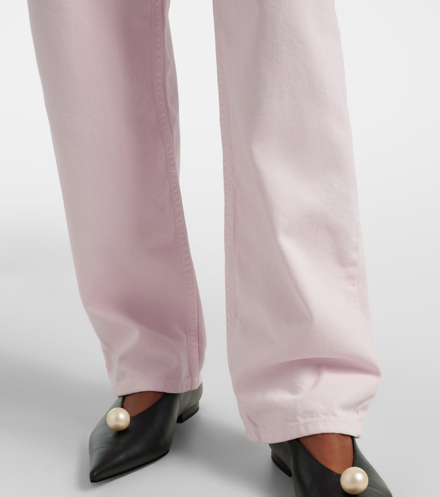 High-rise wide-leg jeans