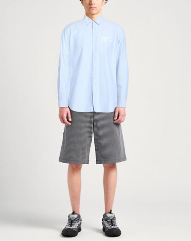 Man Shirt Light blue Size 38 Cotton