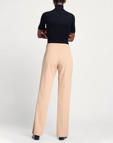 Woman Pants Beige Size 16 Polyester, Elastane