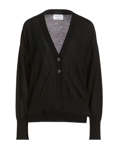 Collezione N_01 Woman Cardigan Black Size M Merino Wool