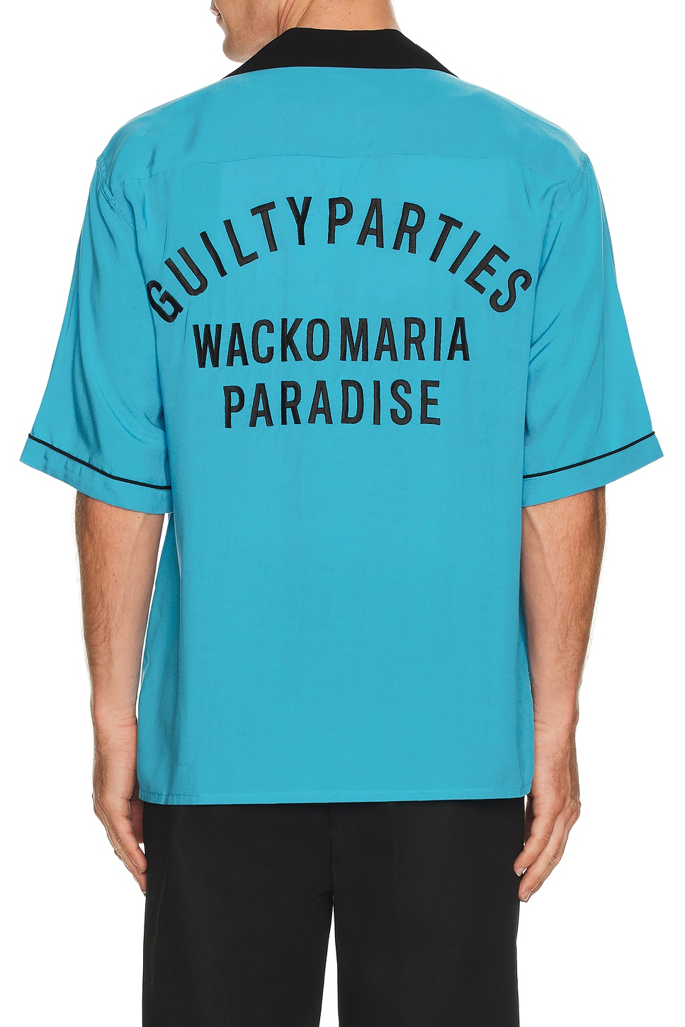 WACKO MARIA Switching Shirt in Blue - Blue. L also in M, XL/1X