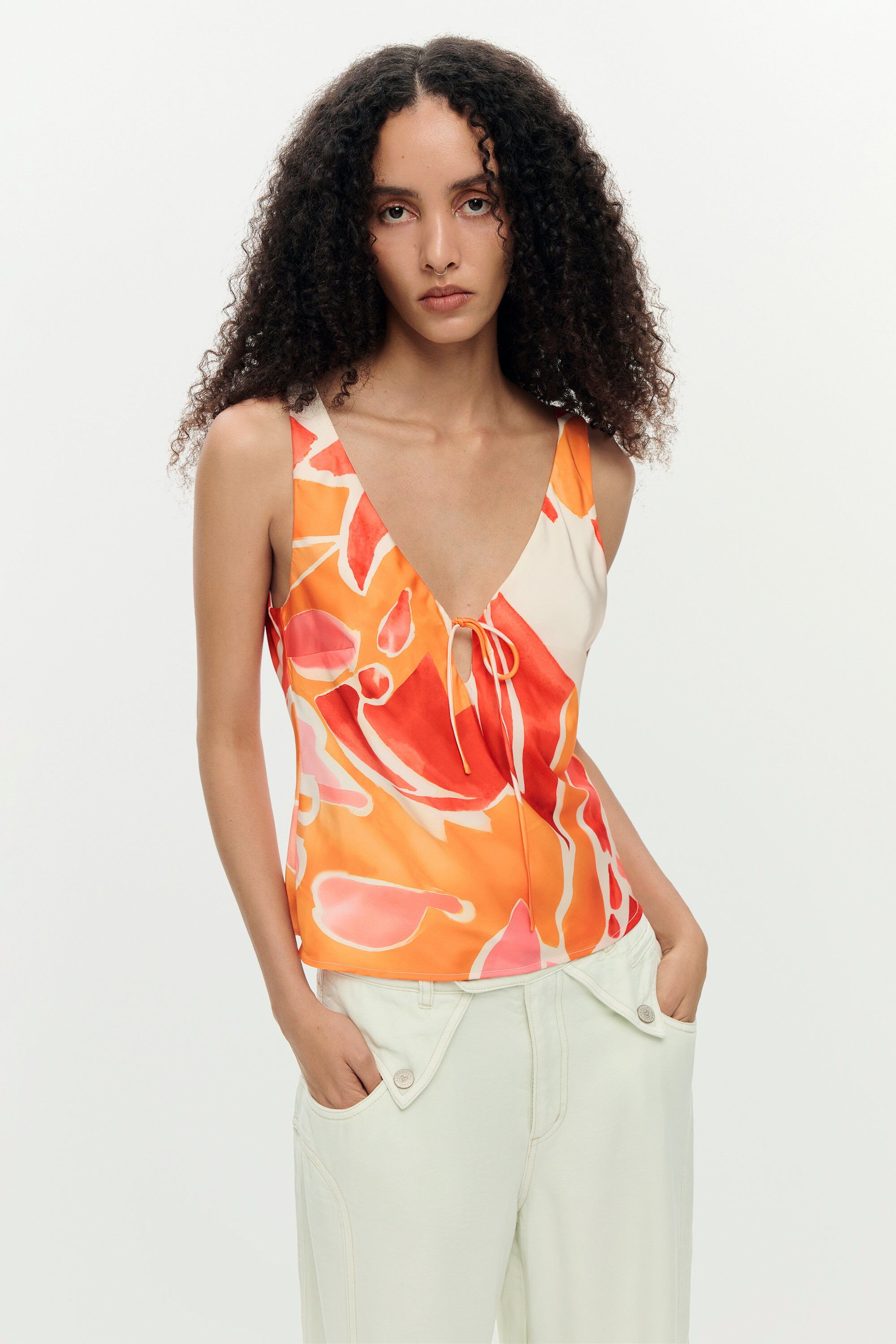 Petal Strap Blouse