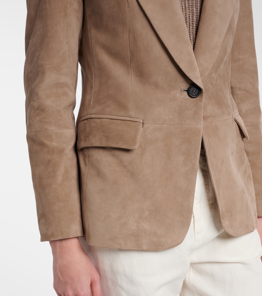 Suede blazer