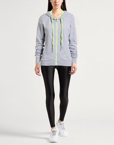 Woman Sweatshirt Light grey Size L Cotton, Elastane