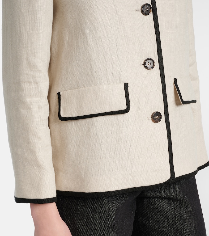 Leslie linen jacket