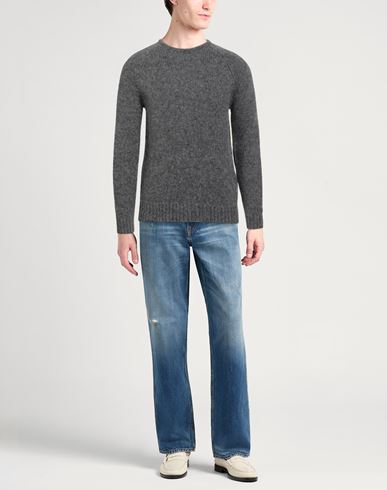 Man Sweater Grey Size 36 Alpaca wool, Wool, Polyamide
