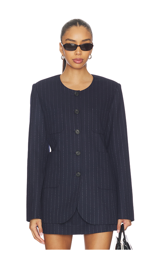 Favorite Daughter The Busy Woman Jacket in Navy. L. Also in M