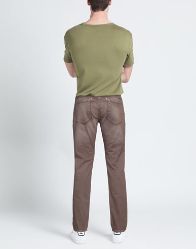 Barmas Man Jeans Khaki Size 33 Cotton, Elastane