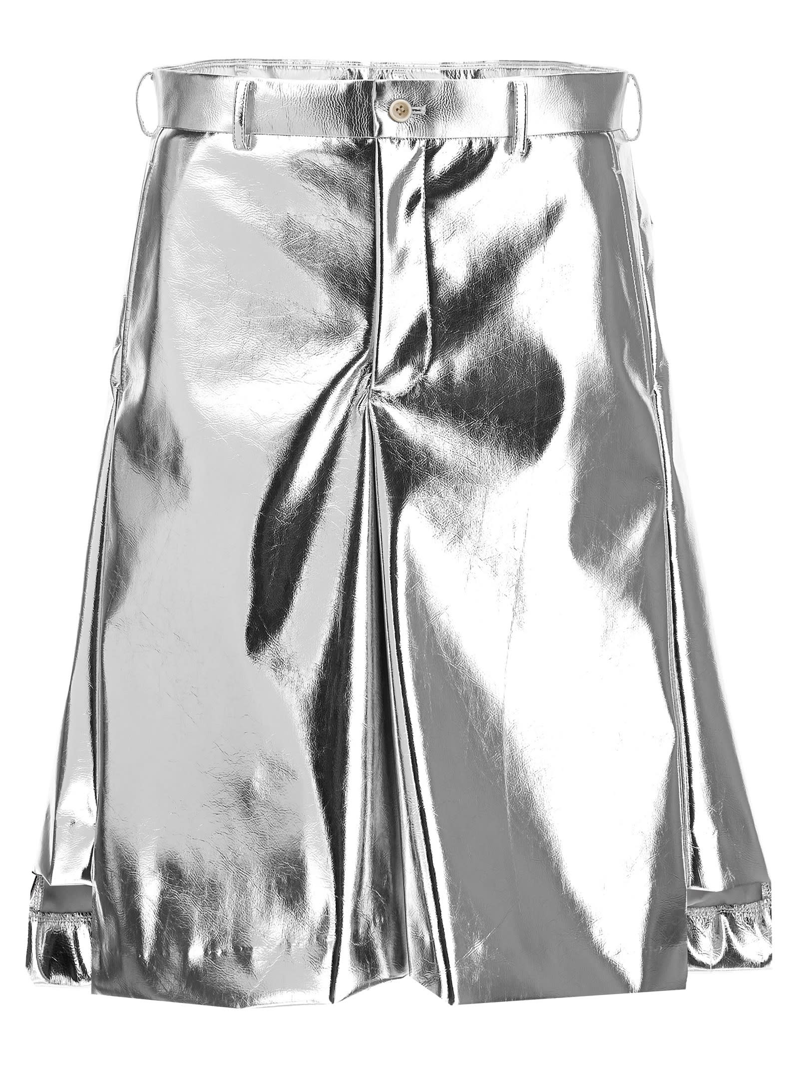 Laminated Bermuda Shorts