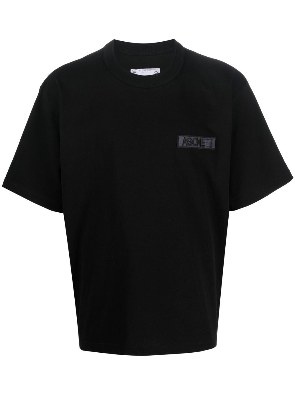 Chest patch T-shirt - Black