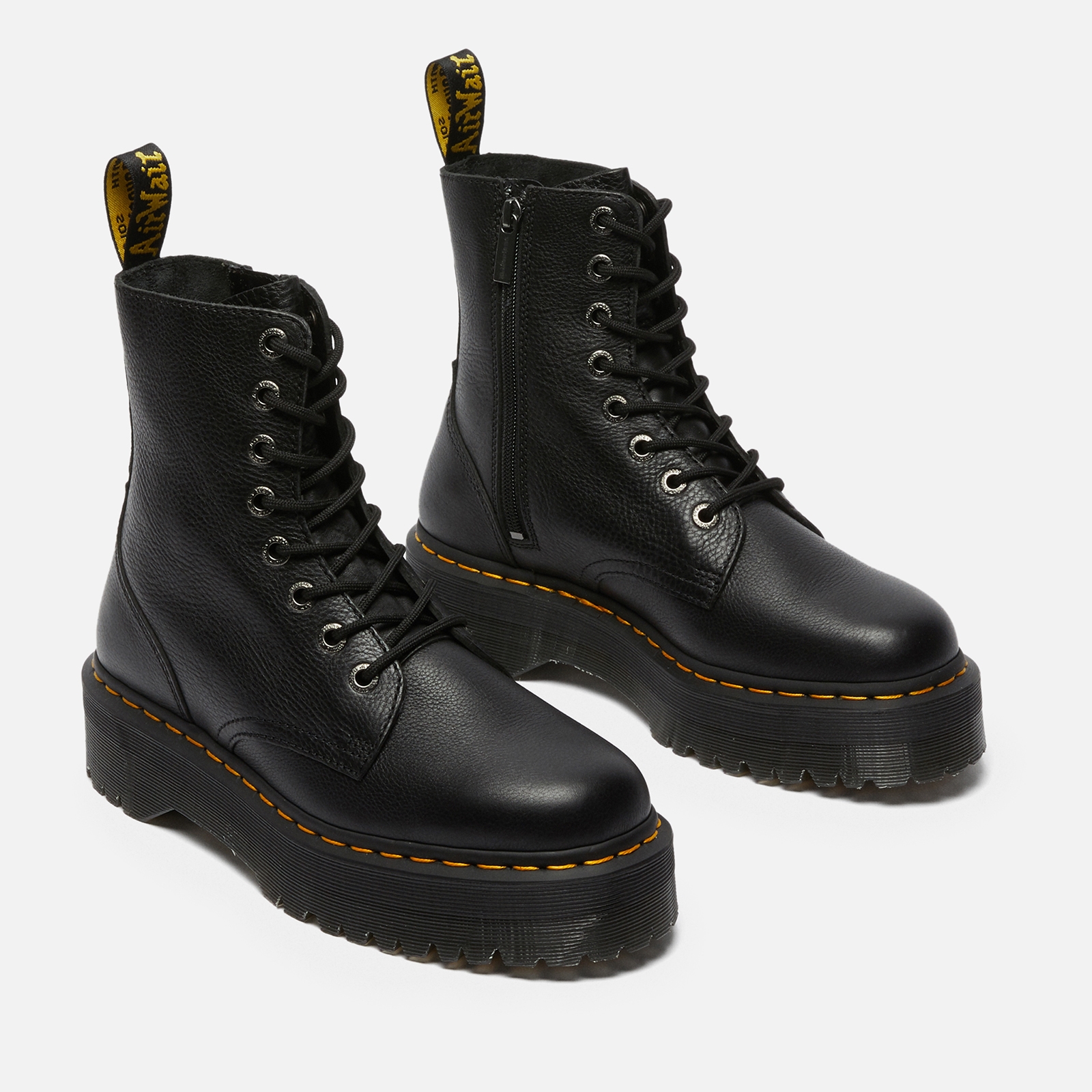 Dr. Martens Women's Jadon III Pisa Leather 8-Eye Boots - UK 8