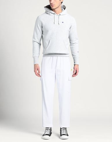 Man Pants White Size L Cotton