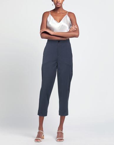 Woman Pants Midnight blue Size 25 Cotton, Polyamide, Elastane