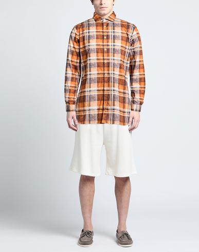 Man Shirt Orange Size 15 ½ Cotton