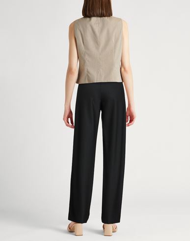 Woman Pants Black Size 4 Polyester, Virgin Wool, Elastane