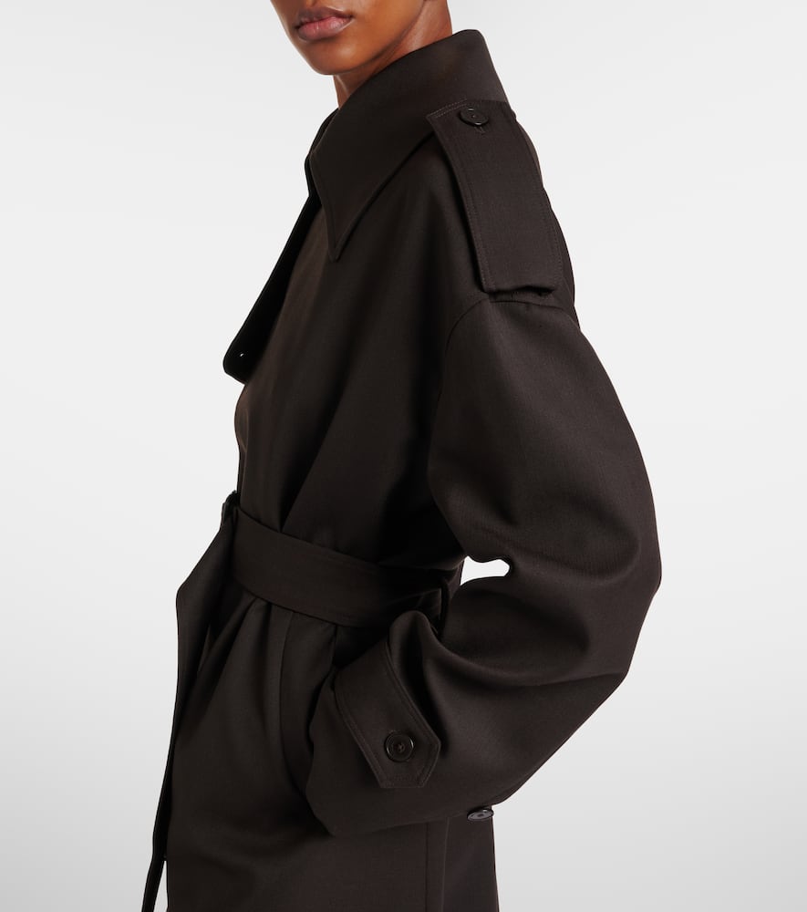 Dursley belted double-breasted trench coat