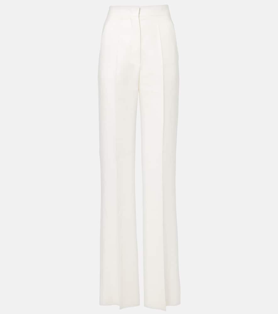 Aversa high-rise linen wide-leg pants