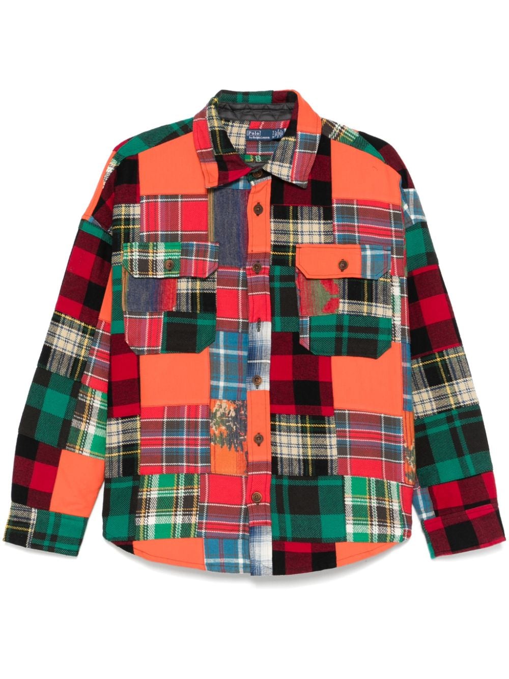 Patchwork shirt - Red