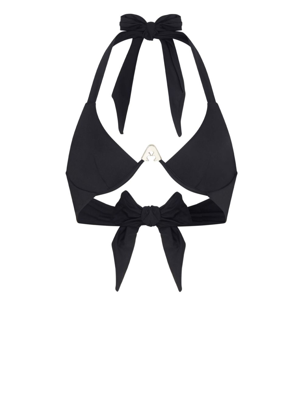 Shark Logo bikini top - Black