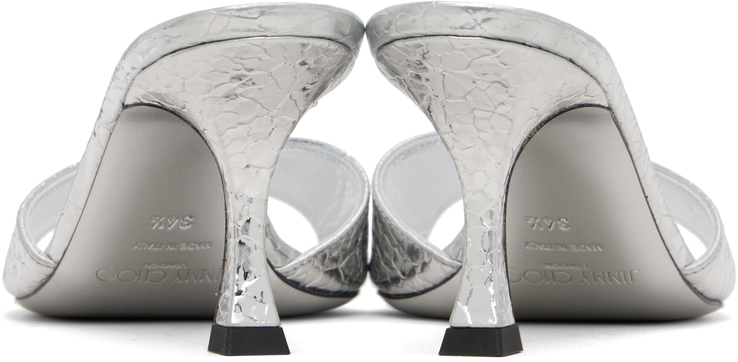 Silver Skye 70 Heeled Sandals