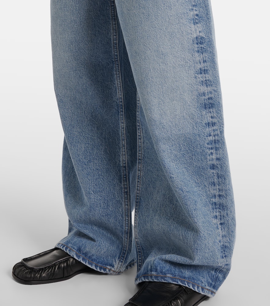 Low Curve mid-rise wide-leg jeans
