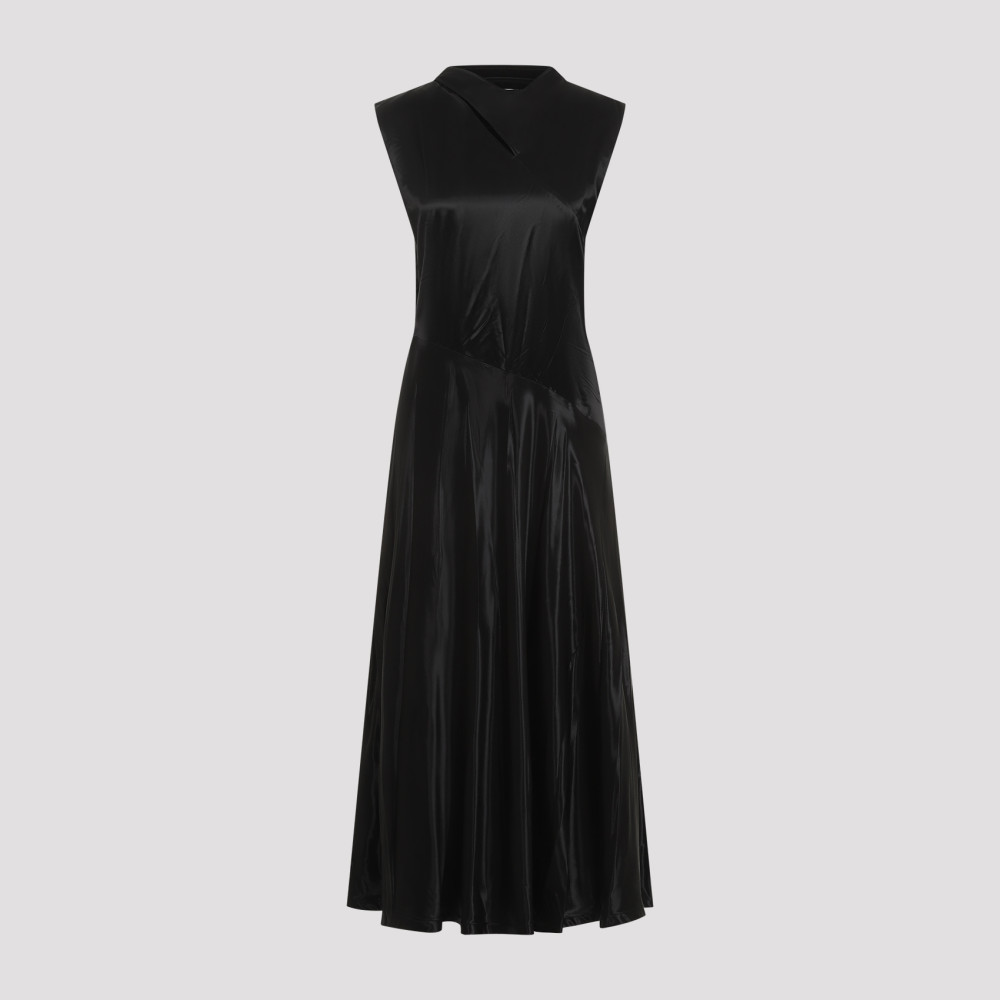 Cupro Long Dress