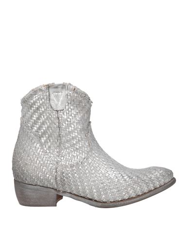 Woman Ankle boots Silver Size 7 Leather
