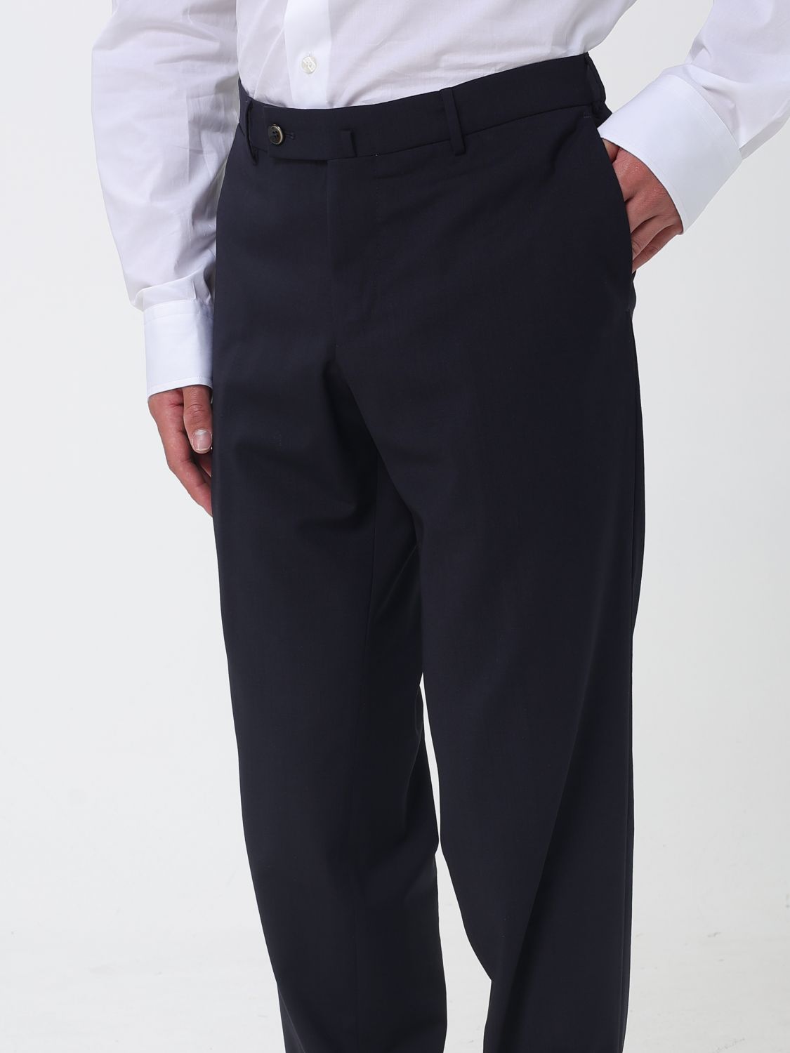 Pants Men color Blue