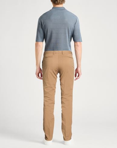 Man Pants Camel Size 32 Cotton, Elastane