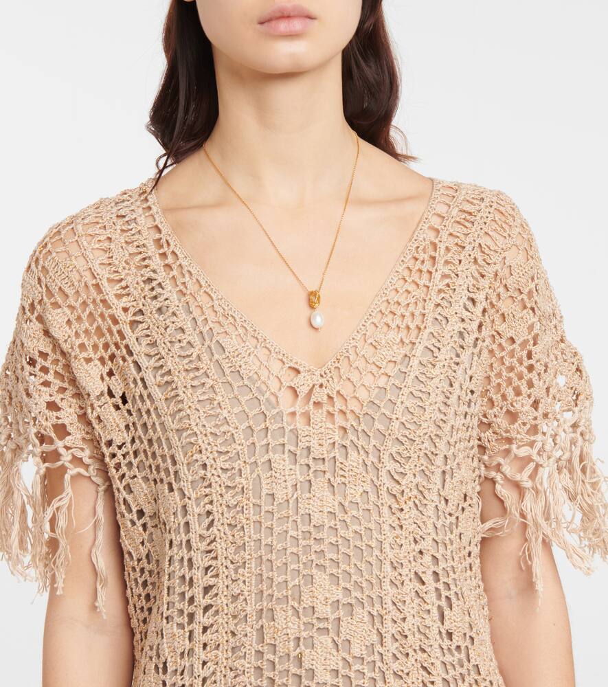 Savannah crochet maxi dress