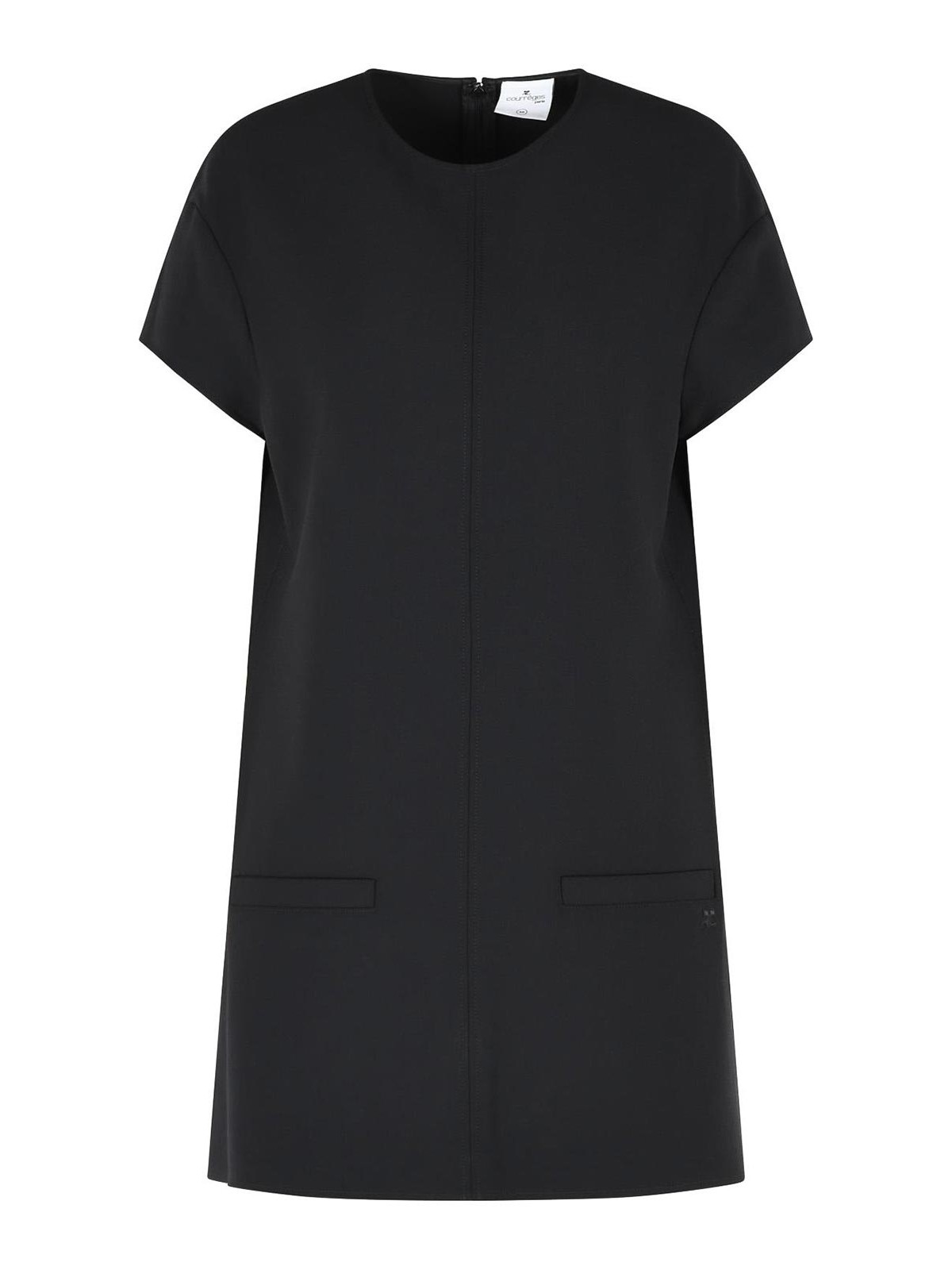 Heritage Black Wool Blend Dress