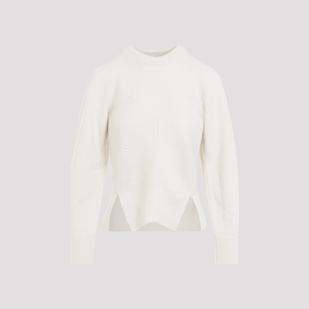 White Crew Neck Sweater