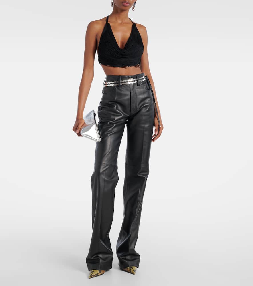 Fringed halterneck bralette