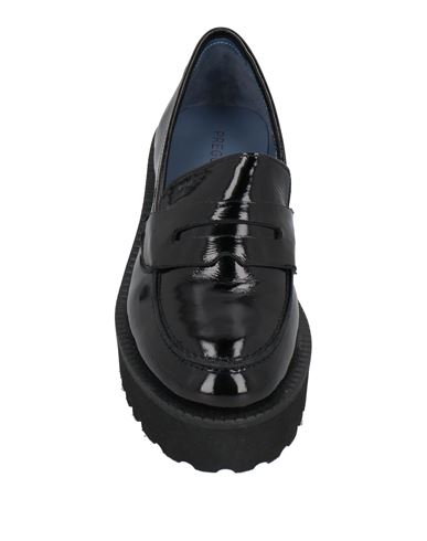 Woman Loafers Black Size 7 Leather