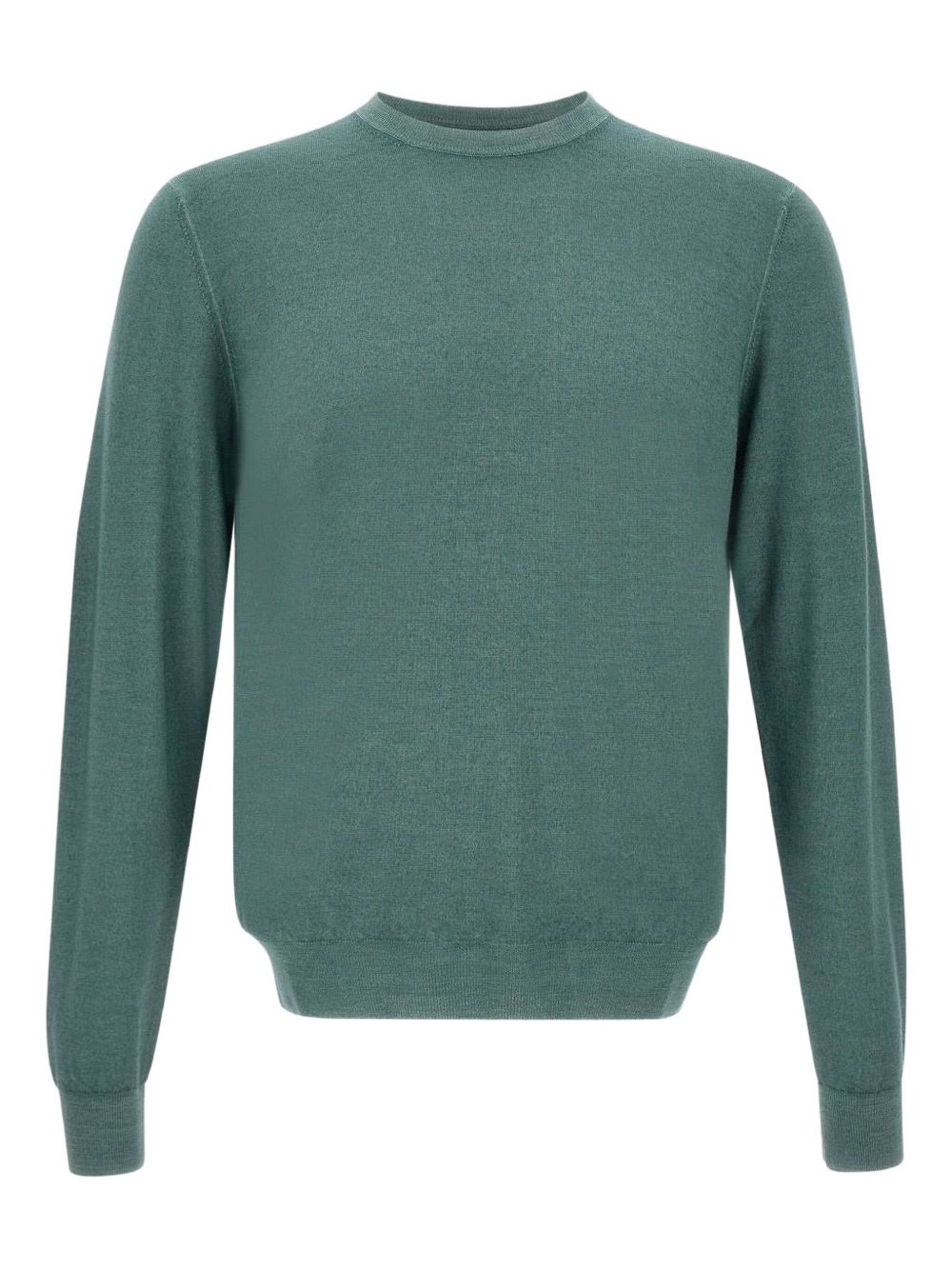 Long-sleeve wool jumper - Green