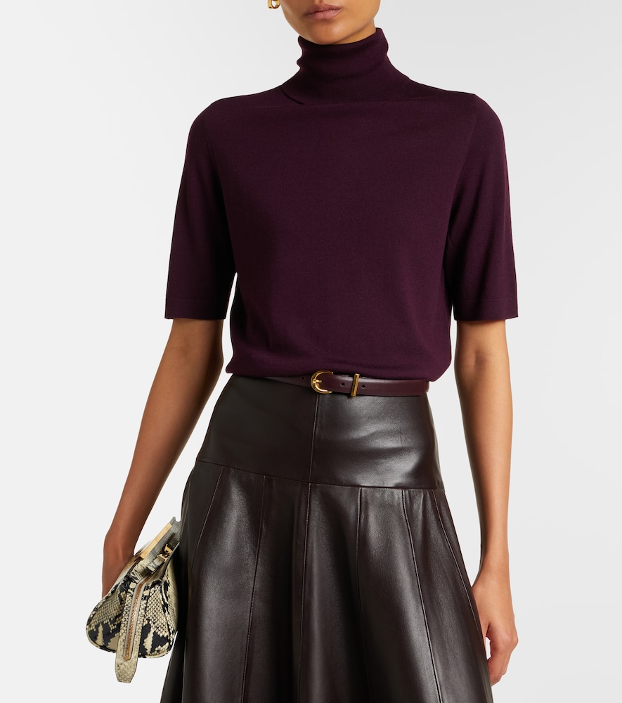 Turtleneck virgin wool sweater