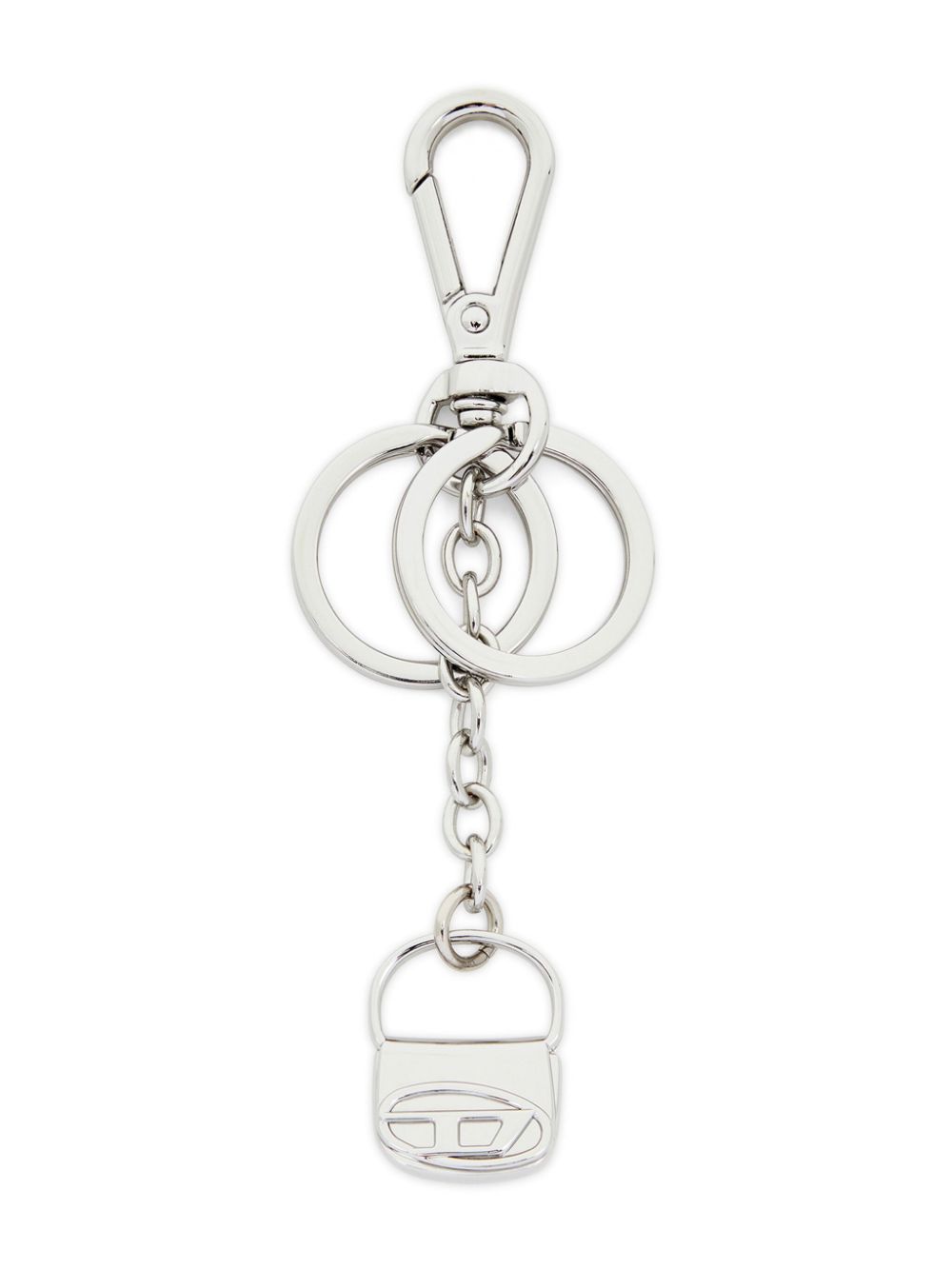 1Dr charm keyring - Silver