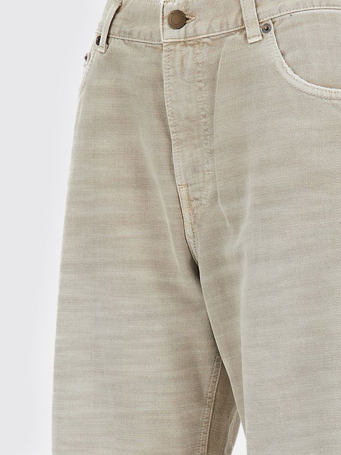 Jeans Woman color Beige