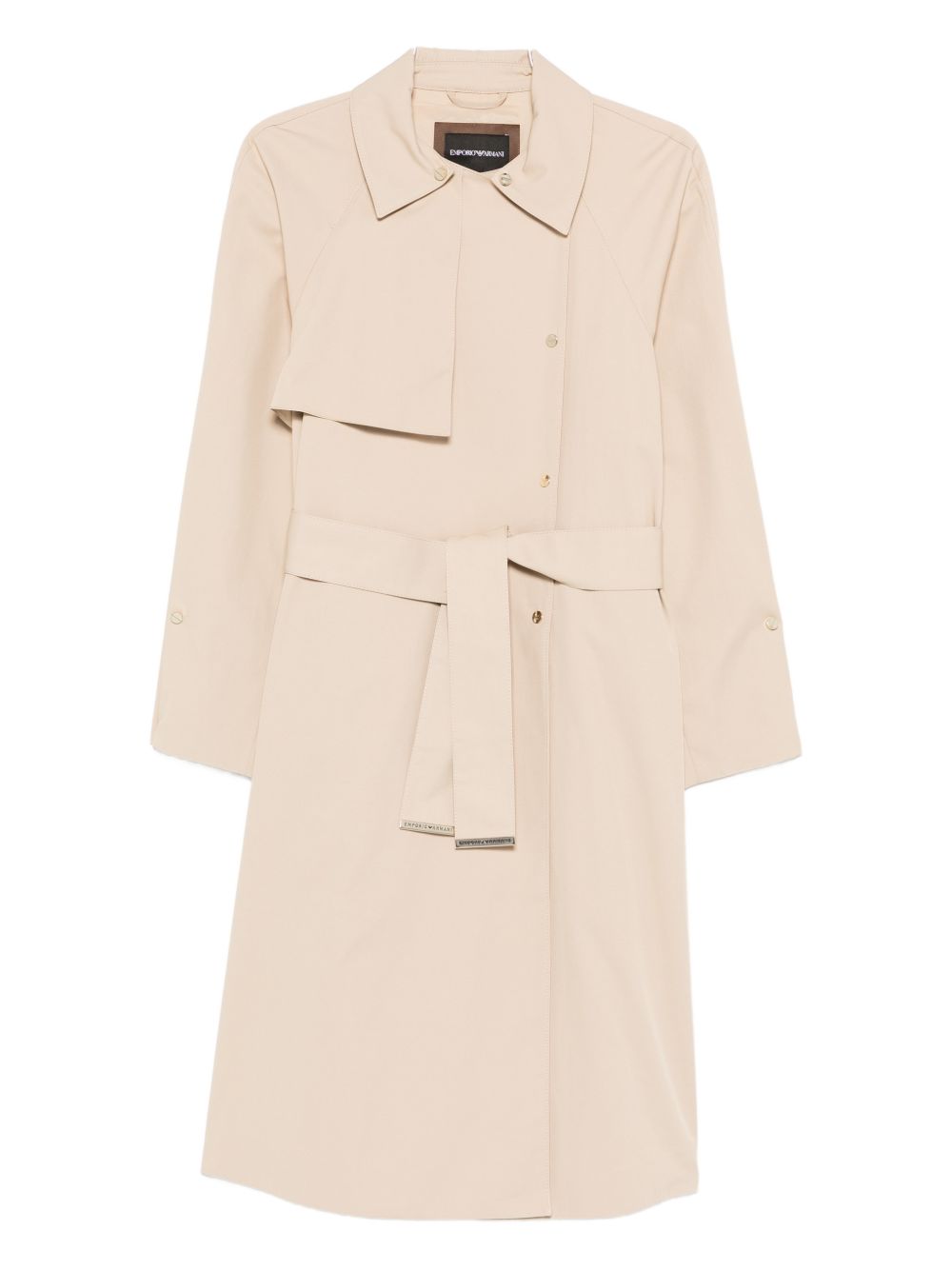 Cotton blend trench coat
