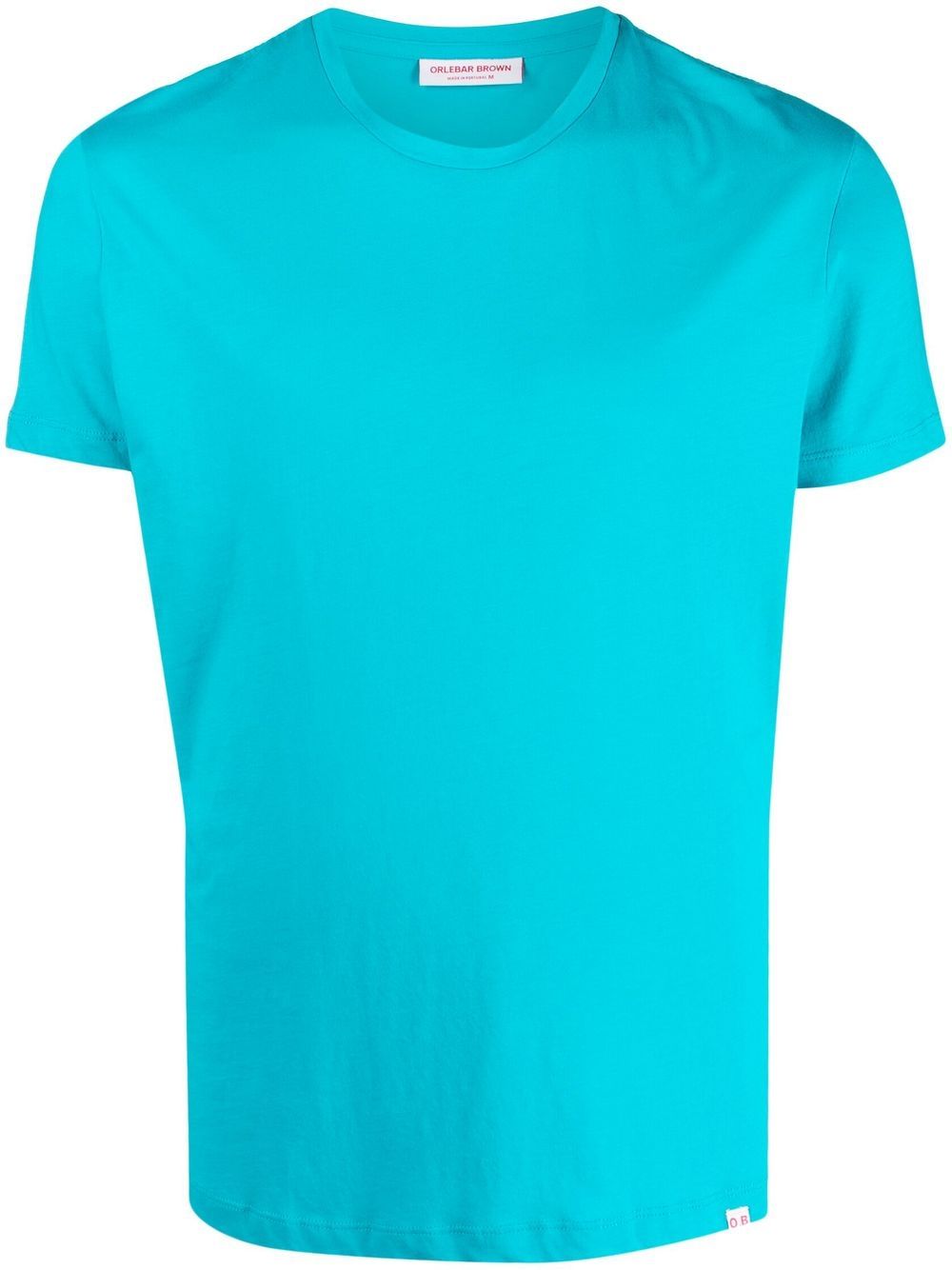 Round-neck short-sleeve T-shirt - Blue