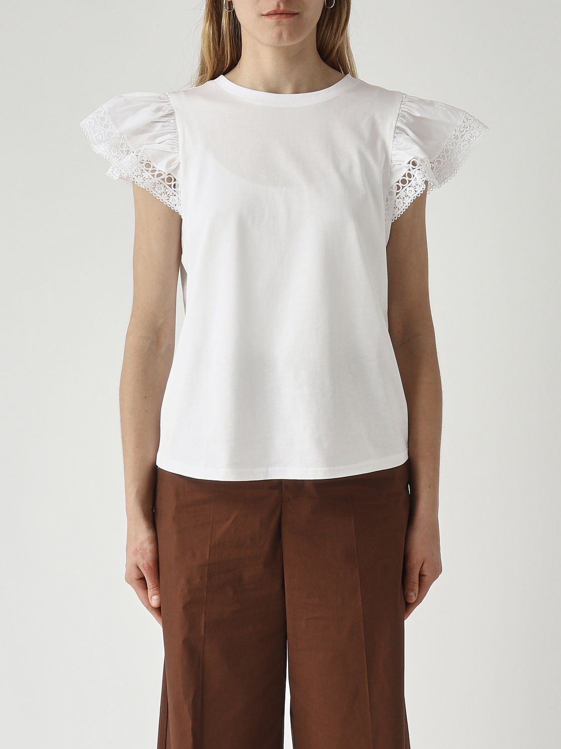 T-Shirt Woman color Coffee