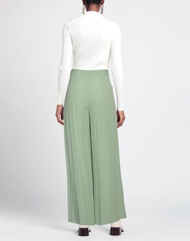 Woman Pants Sage green Size 6 Viscose