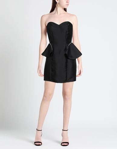 Woman Mini dress Black Size M Polyester