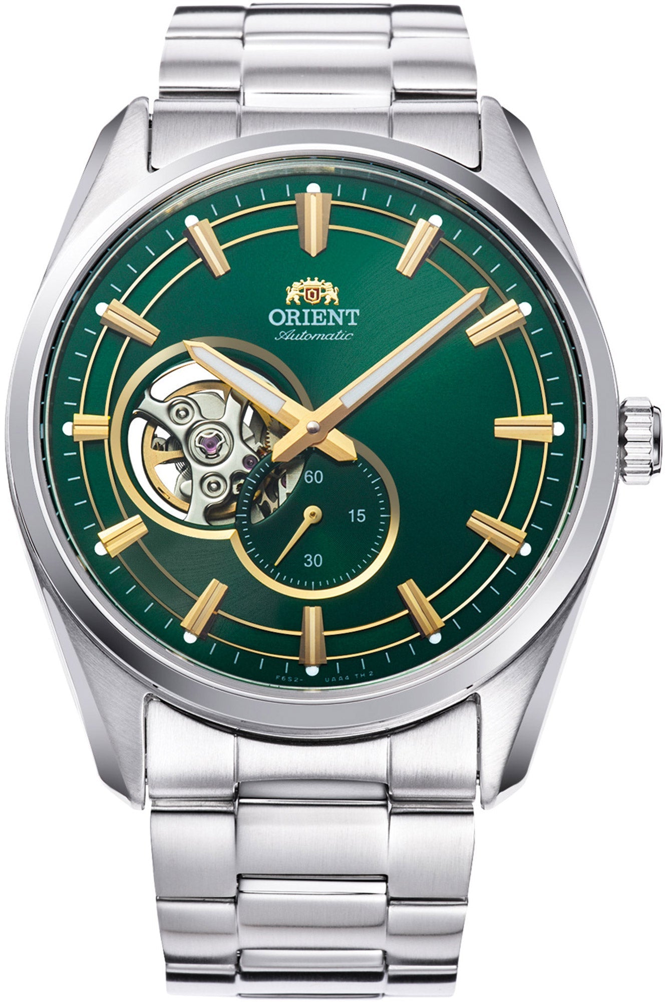 Open Rotor Automatic Watch — Green