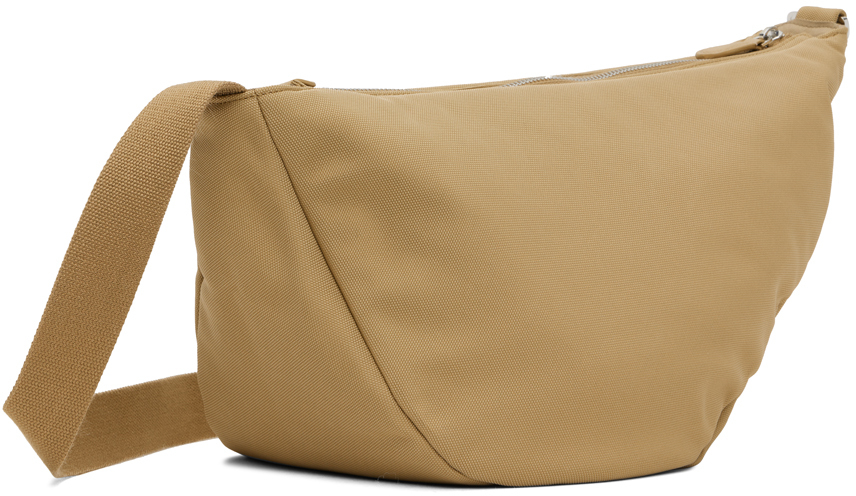 Beige Small Slouchy Banana Pouch