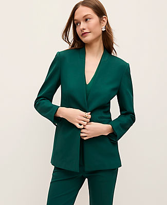 Ann Taylor The Collarless Blazer in Ponte