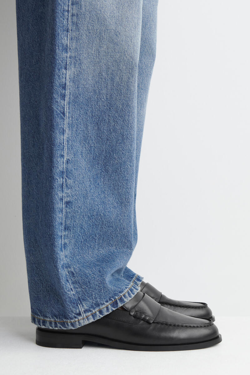 Leather Penny Loafers