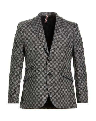 Man Blazer Grey Size 38 Virgin Wool, Viscose, Polyamide
