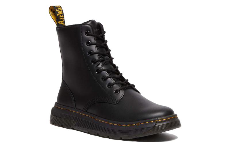 Crewson Classic Leather Everyday Boots 'Black'